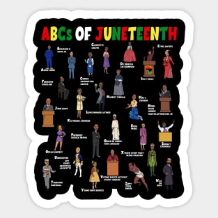 Juneteenth 1865 African American Black History Sticker